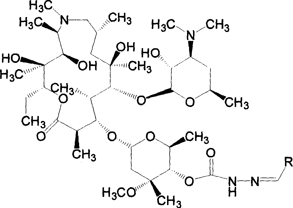 Azithromycin derivative and its use