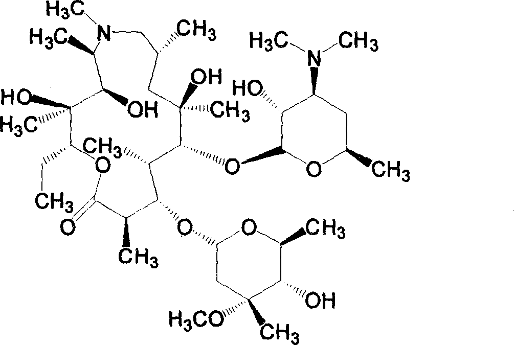 Azithromycin derivative and its use