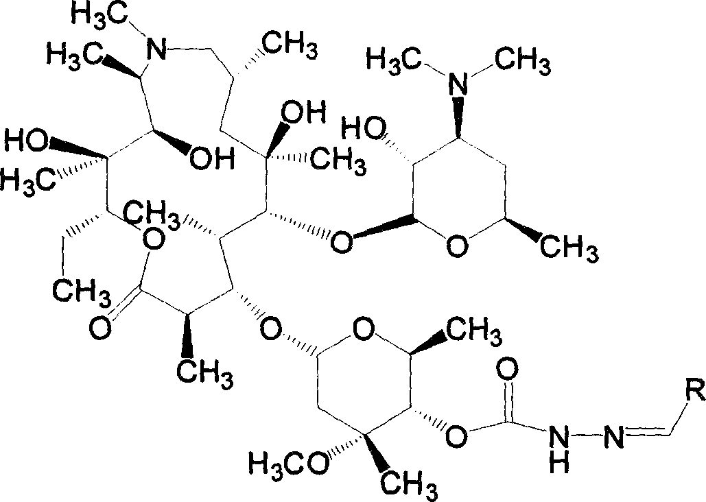 Azithromycin derivative and its use