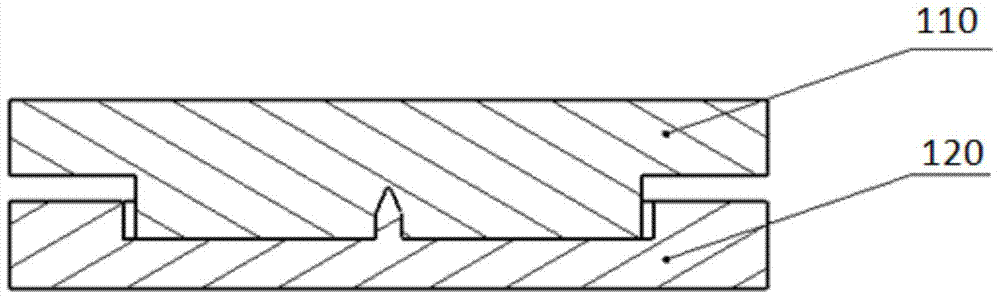 Preparation method of carbon fiber composite material plate and its self-piercing riveting mold and method with aluminum alloy plate