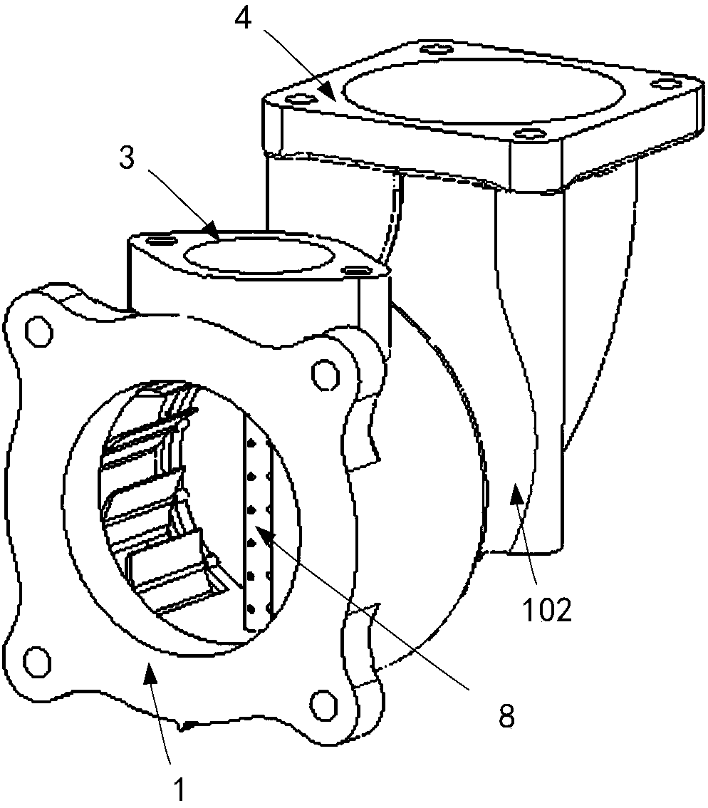 EGR adjusting device and internal combustion machine