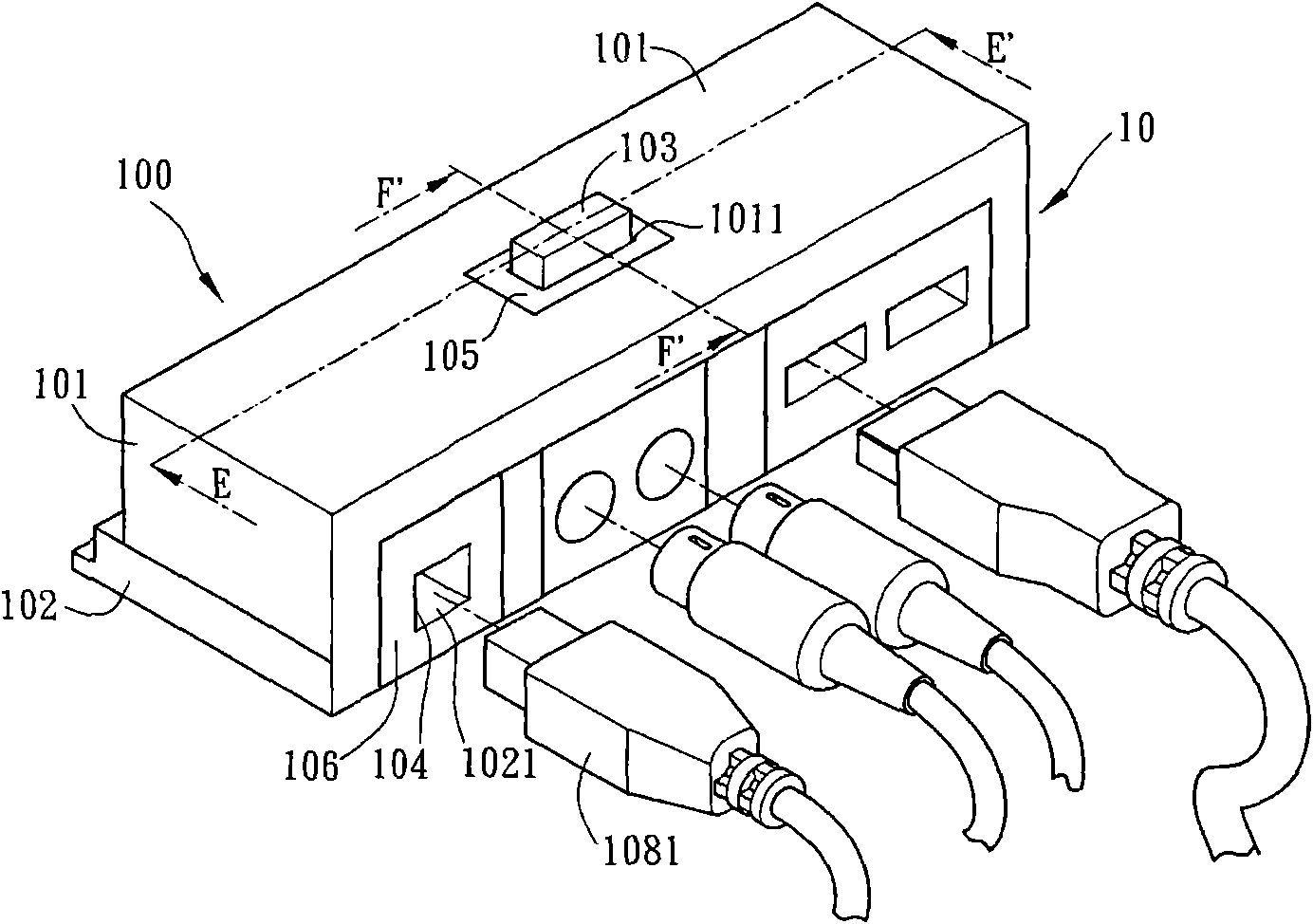 Electronic device and connector module having sealing property thereof