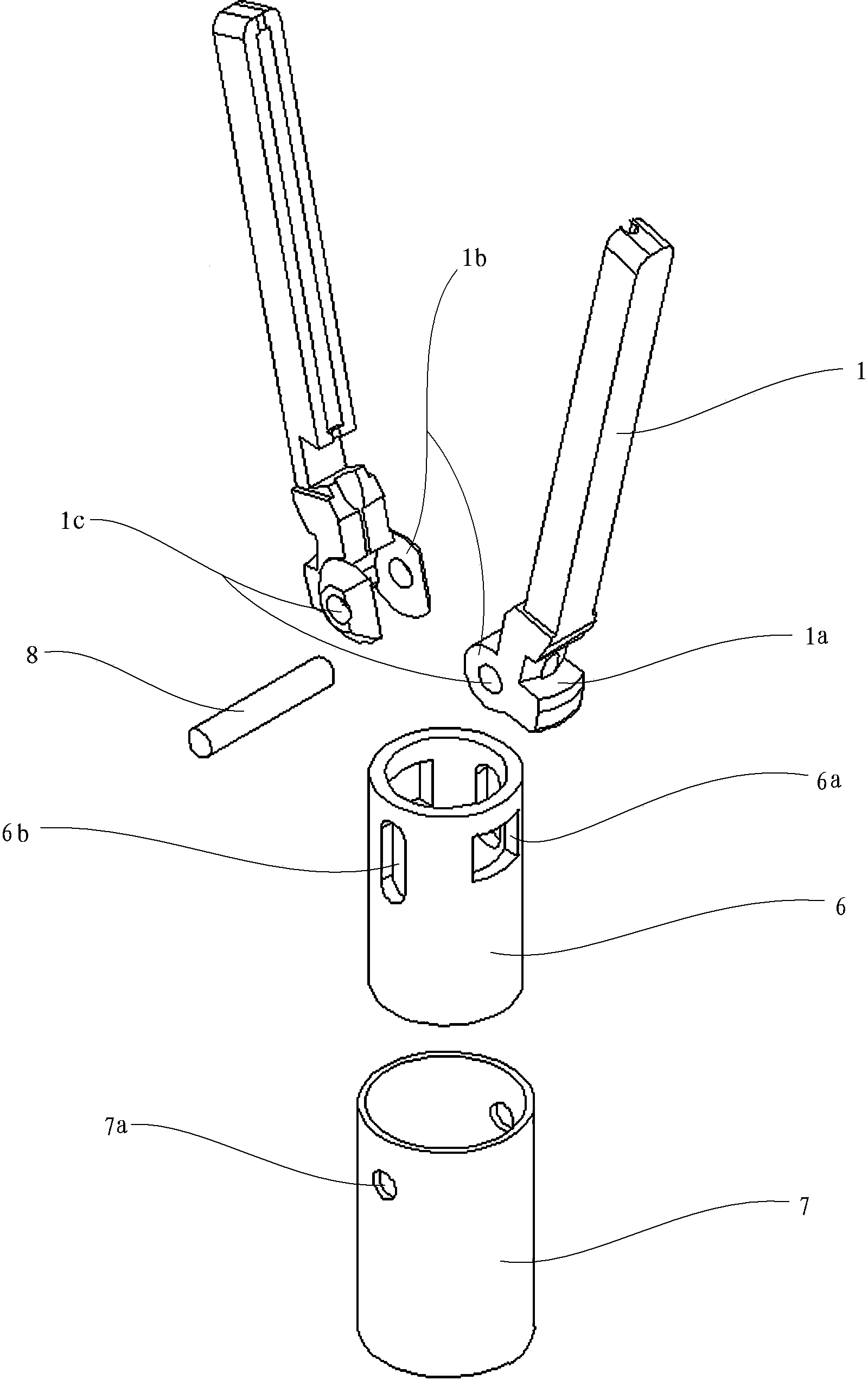 Gripper jaw used for heat setting cutter