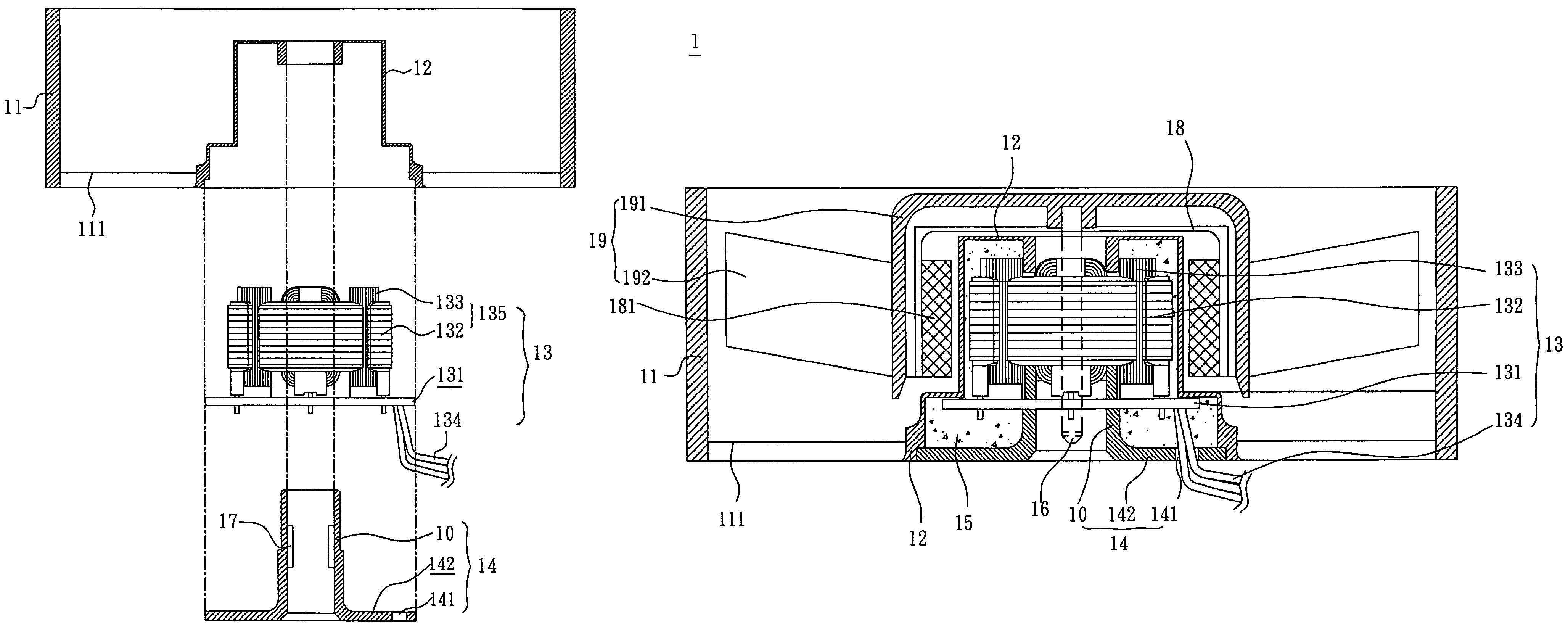 Fan and motor thereof