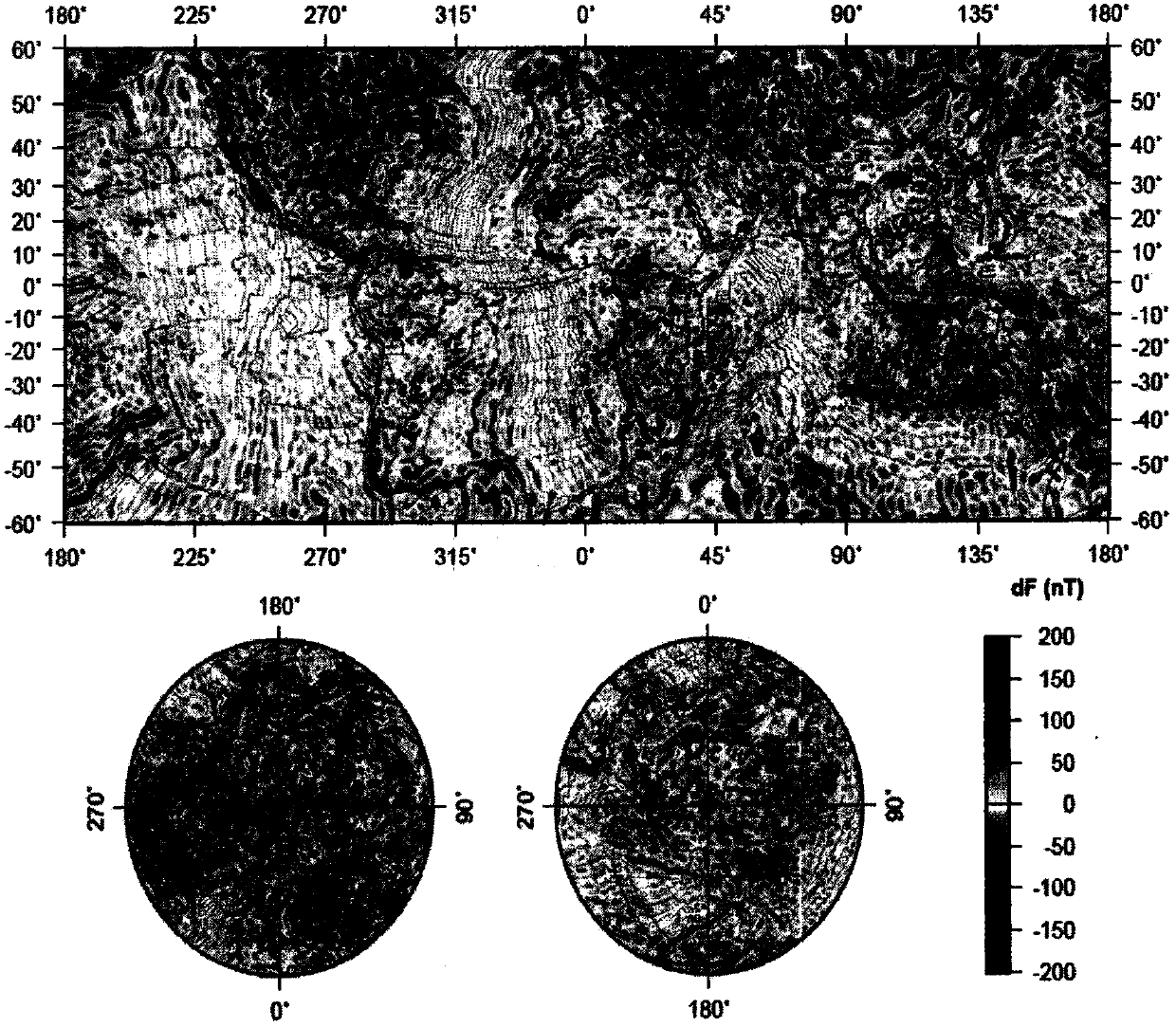 Gravitational and magnetic field combined navigation algorithm