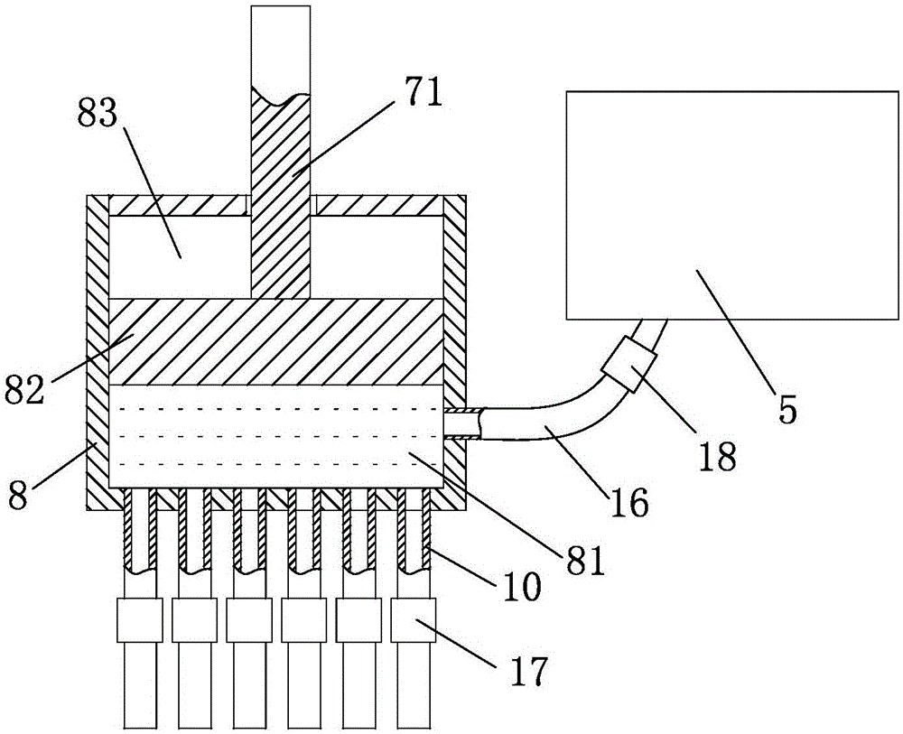 Quantitative shaping and making device for shredded eggs