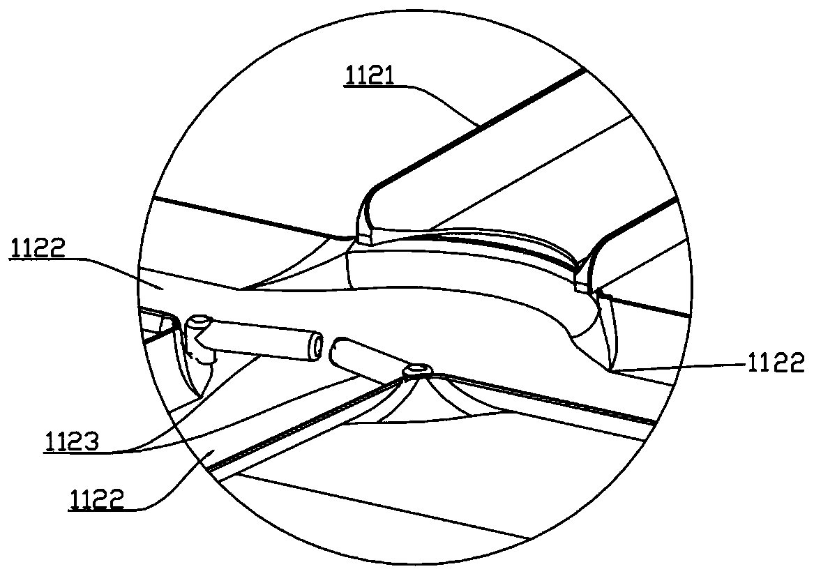 Indoor football shooting training device