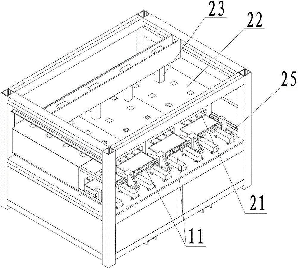 Wood board splicing machine and board splicing method thereof