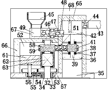 Deep sewage treatment device