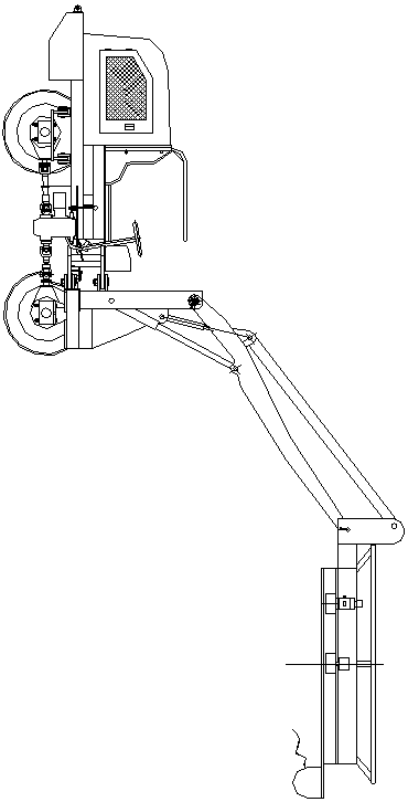 A mechanical automatic crown sealing equipment for trees and seedlings