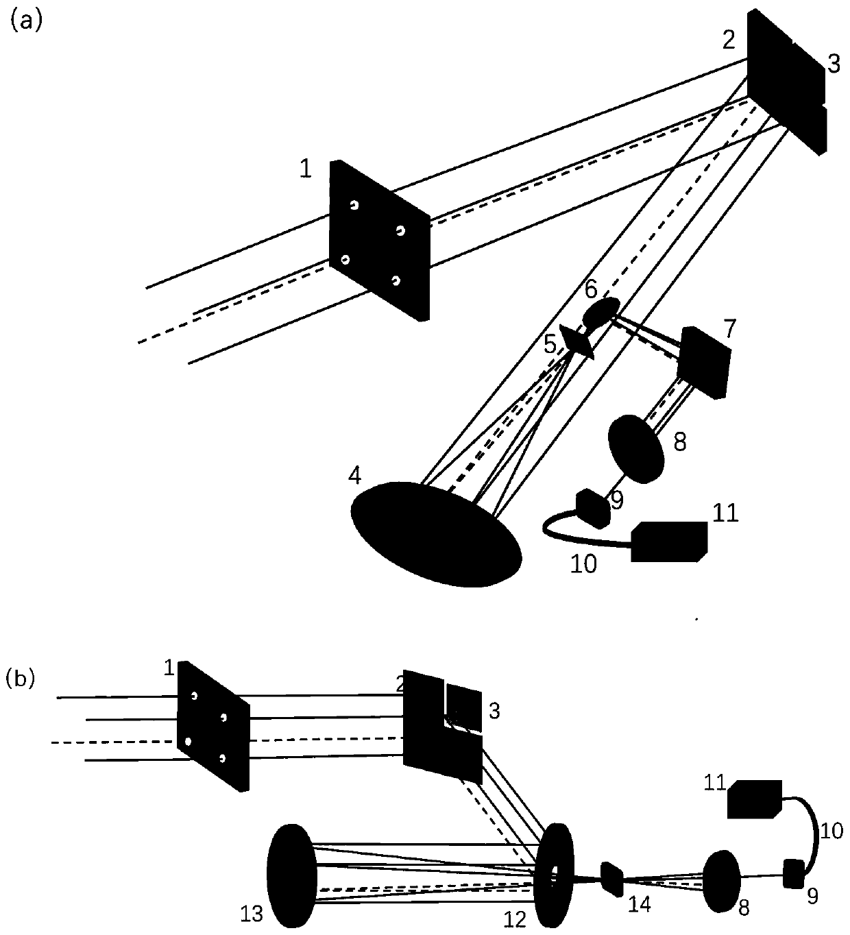 Miniaturized total reflection femtosecond laser pulse shape measurement device