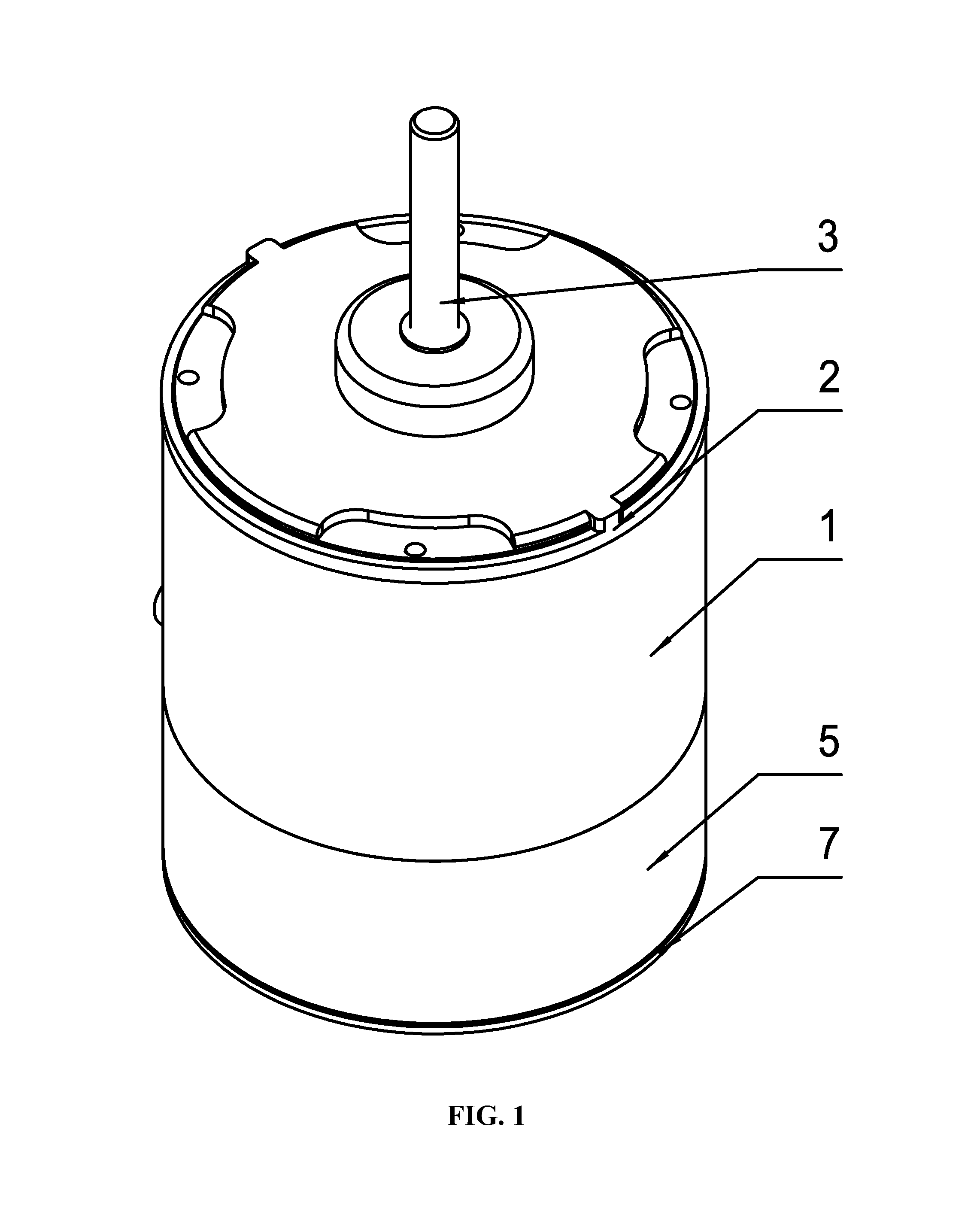 Combination of outer motor and control box therefor