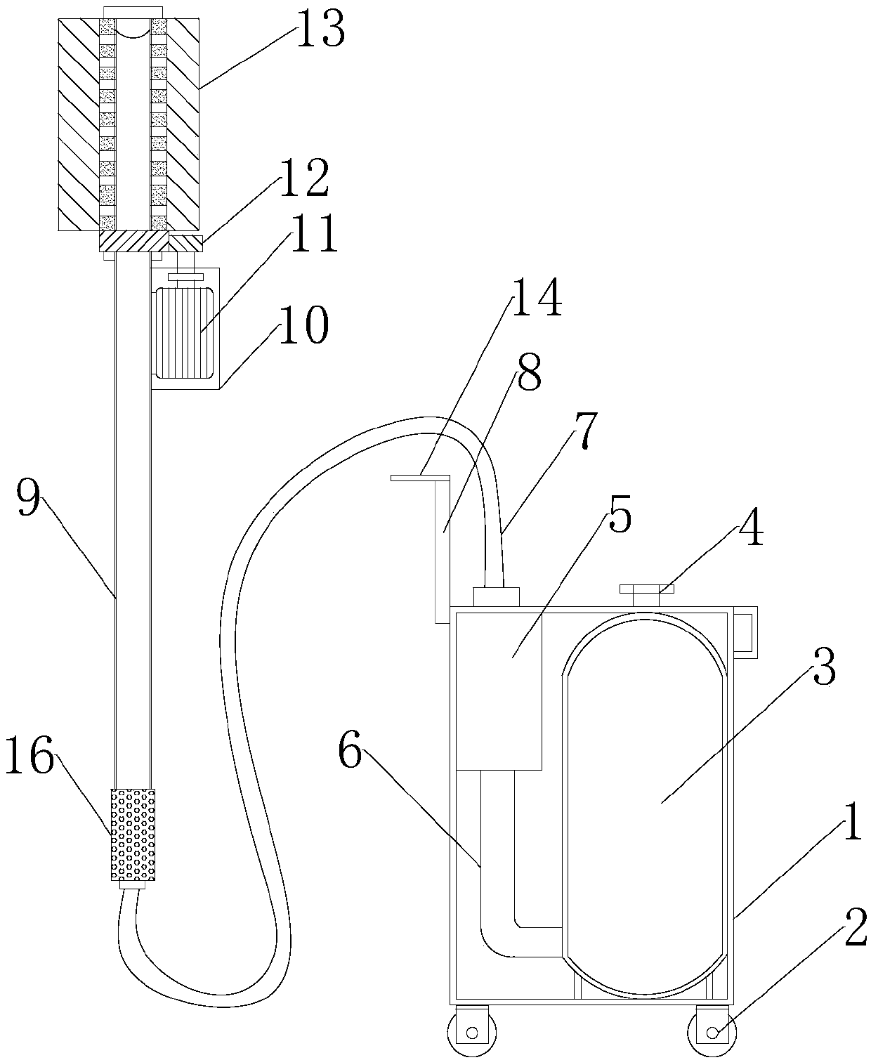 Rapid lubricating oil smearing device