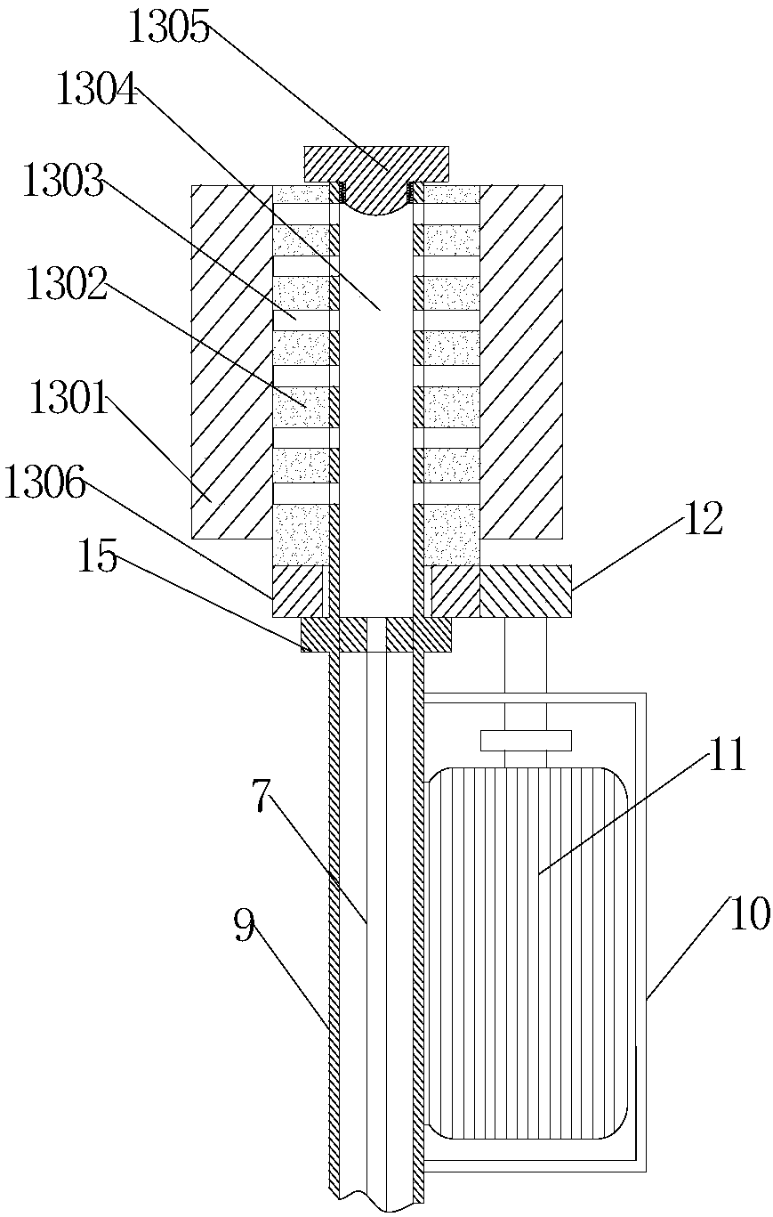 Rapid lubricating oil smearing device