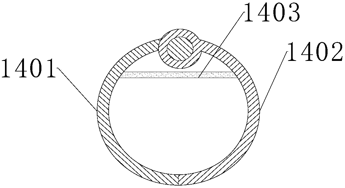 Rapid lubricating oil smearing device