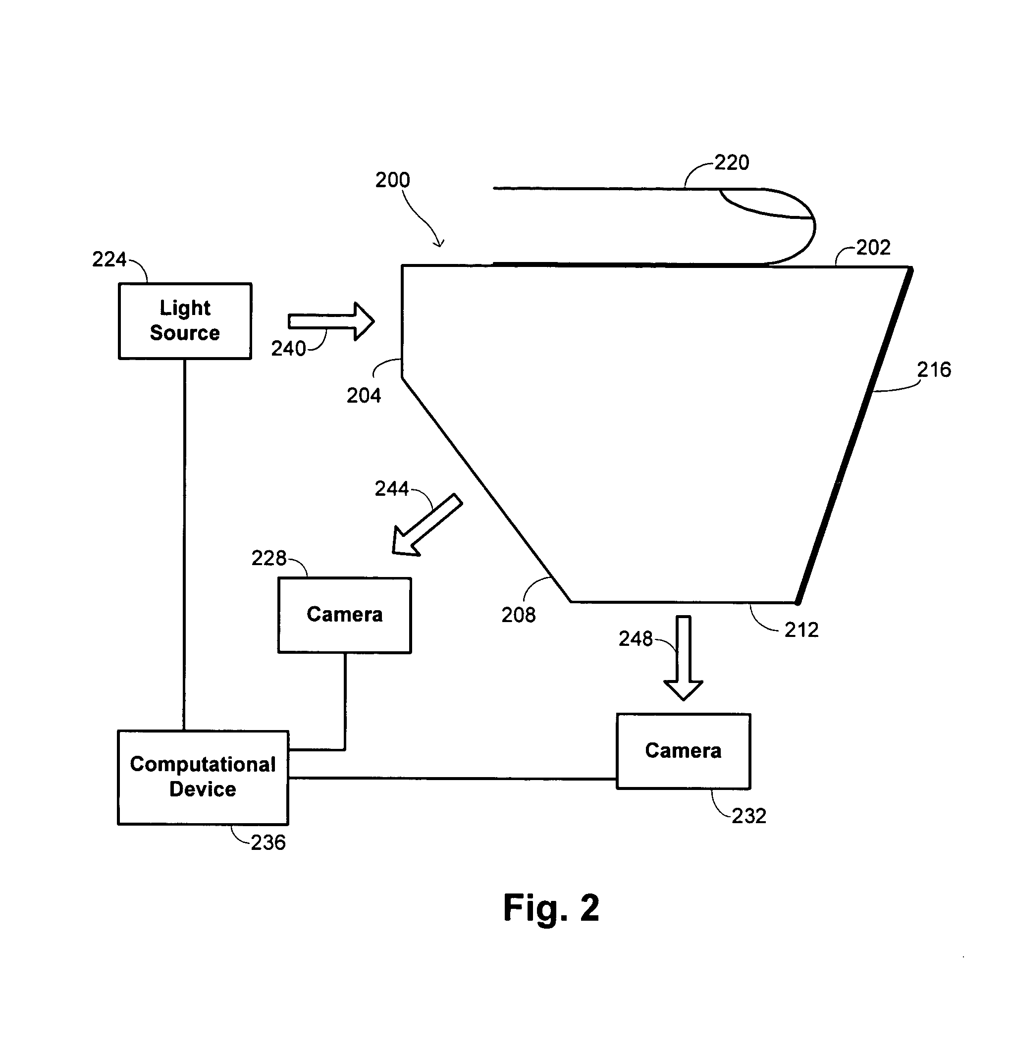 Combined total-internal-reflectance and tissue imaging systems and methods