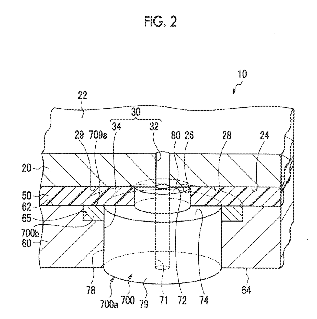 Electrostatic chuck device, and semiconductor manufacturing device