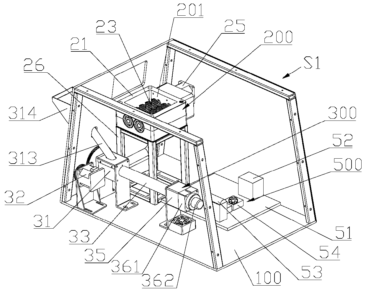 A kind of 3D printer that recycles the plastic used for 3D printing and printing method thereof