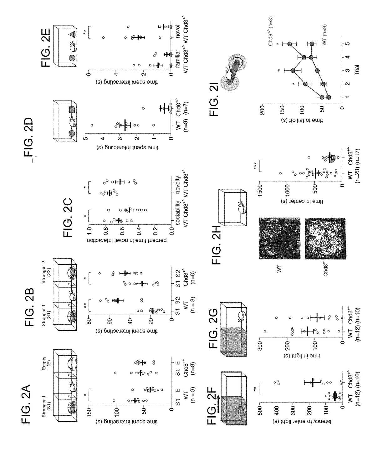 Use and production of chd8+/- transgenic animals with behavioral phenotypes characteristic of autism spectrum disorder