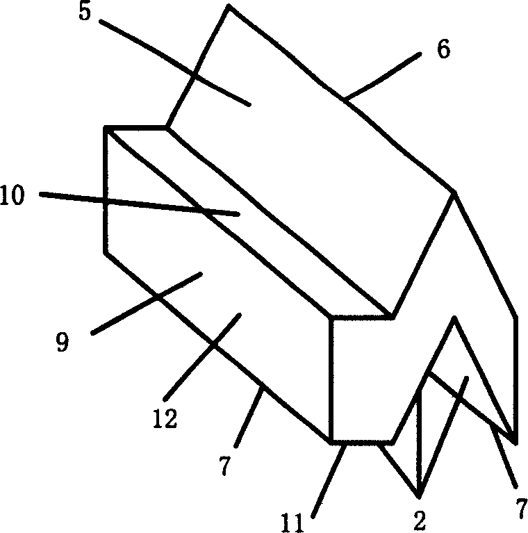 Permeable soil keeping wall and its use