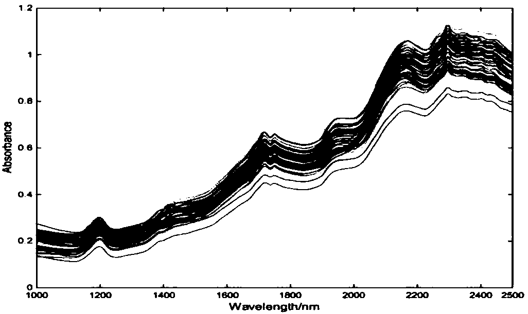 Method for rapidly detecting content of lysine based on near infrared spectroscopy