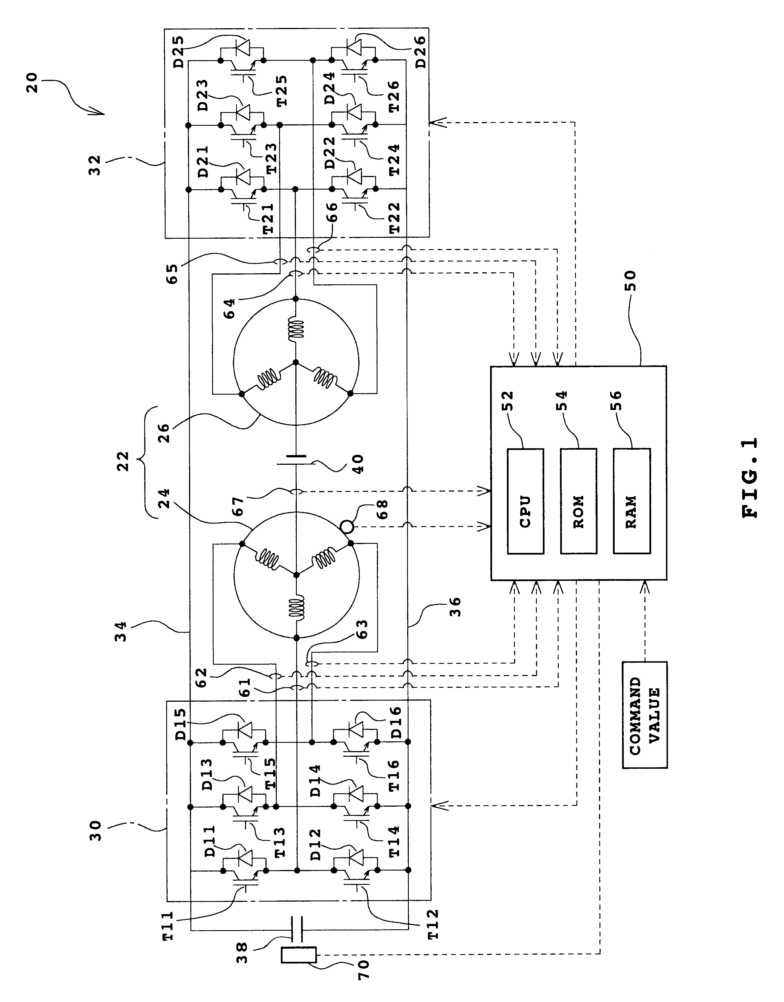 Driving apparatus, power output apparatus, and control method