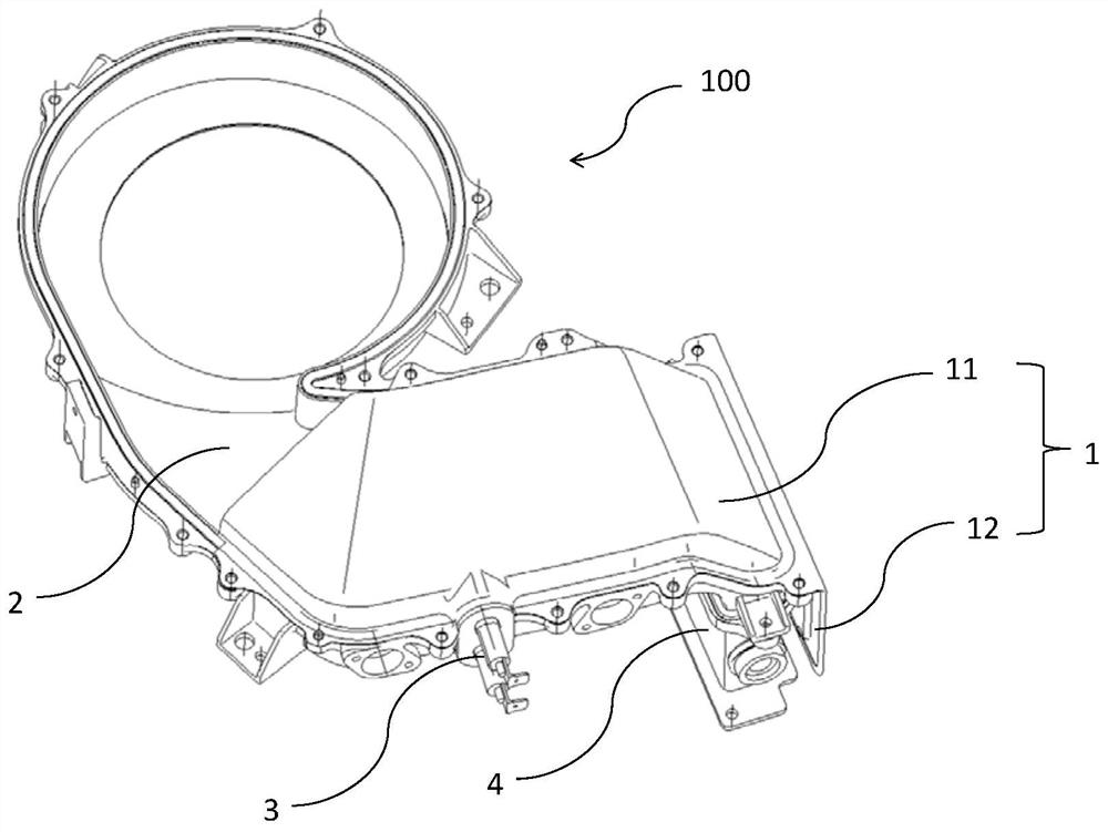 Drying channel cover plate, drying channel assembly and washing and drying all-in-one machine with same