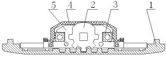 A transmission lock for a casement window