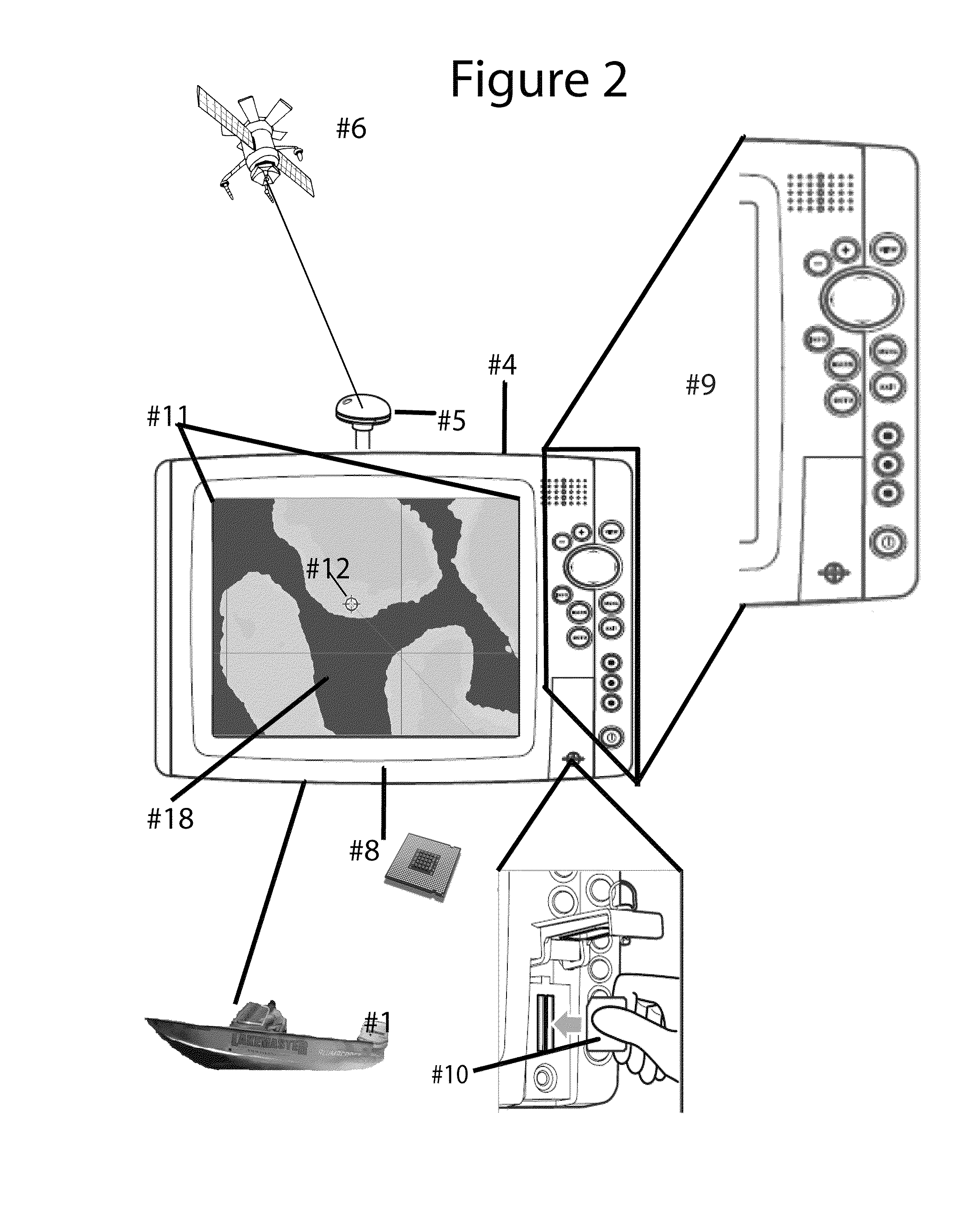 Shallow water highlight method and display systems