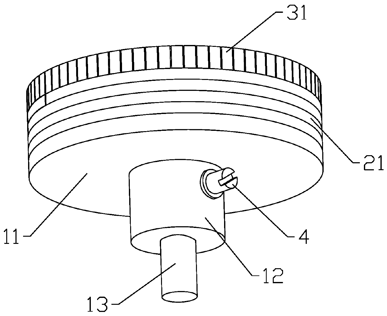 Rotary sample stage device based on atomic force microscope