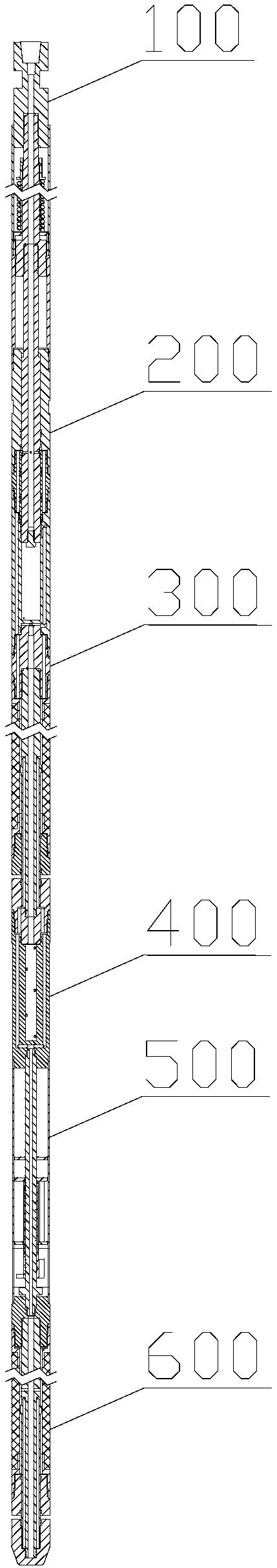 Waterborne fracturing stress measurement and induction fracture dynamic imaging integration device