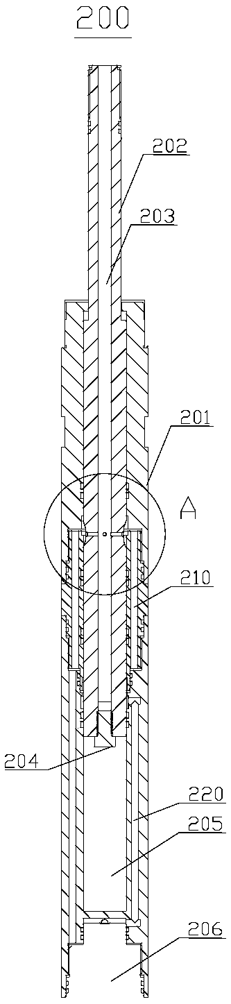 Waterborne fracturing stress measurement and induction fracture dynamic imaging integration device