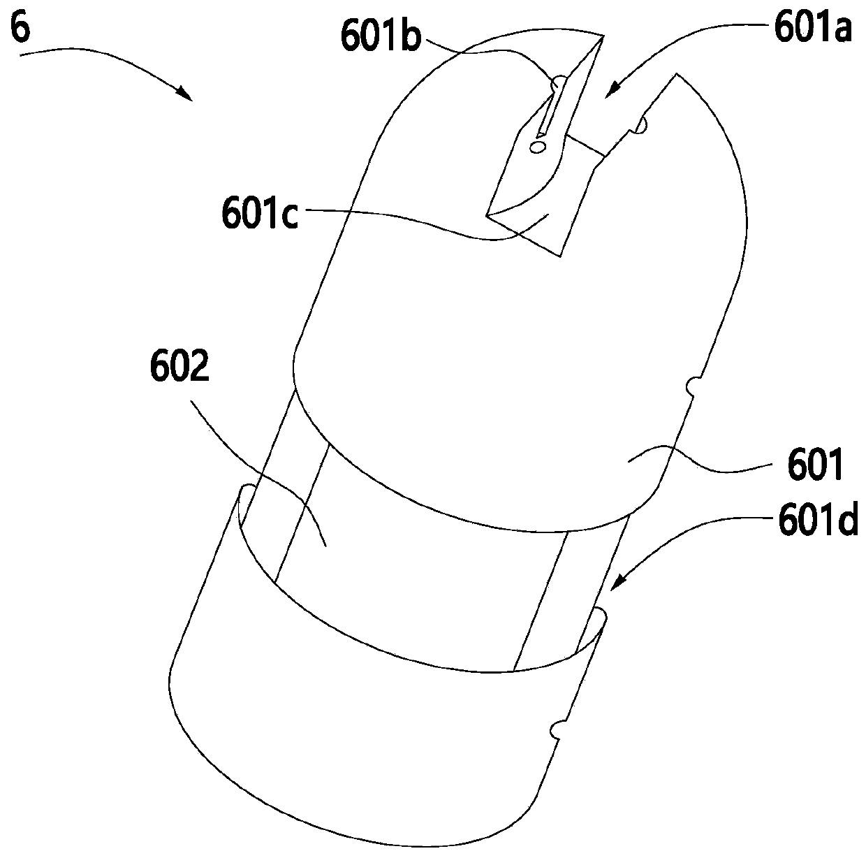 Folding type pull-rod movable connecting assembly, folding brake pull-rod and using method of folding type brake pull-rod