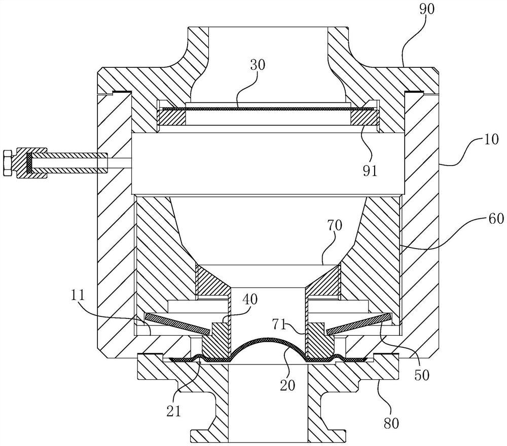 Compound damping check valve fluid blocking test system and test method thereof