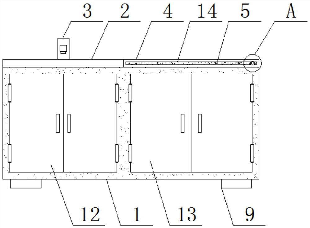 Integrated assembly type dustproof bathroom cabinet