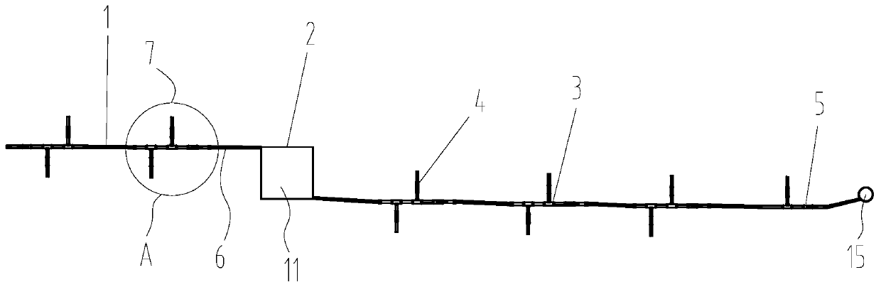 Vein type perfusion adapter tube and perfusion method