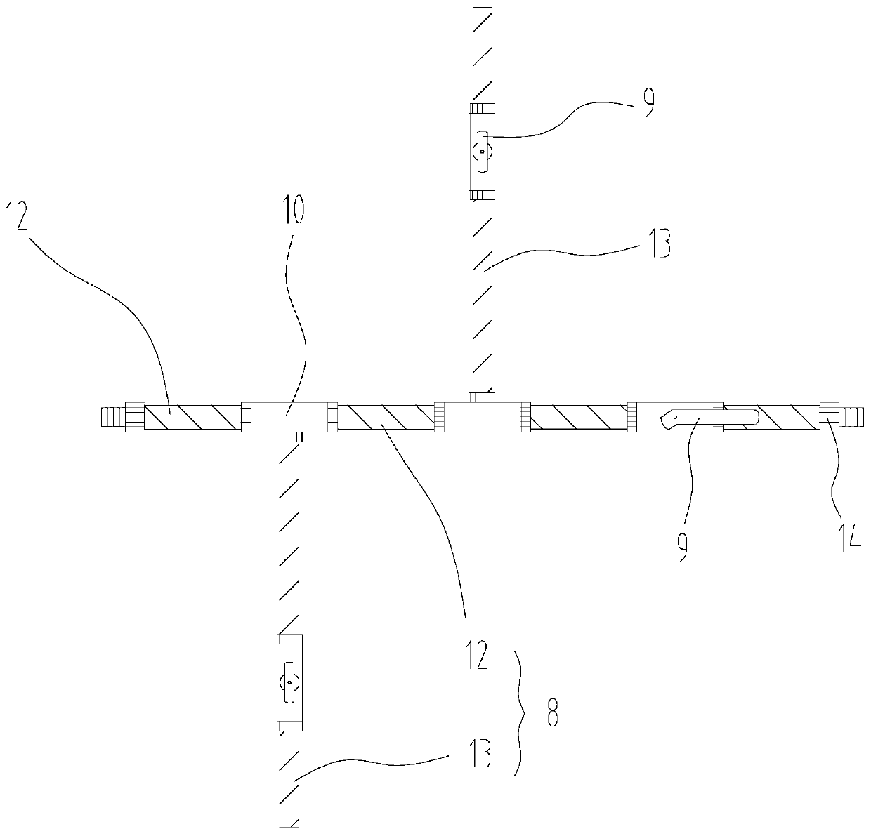 Vein type perfusion adapter tube and perfusion method