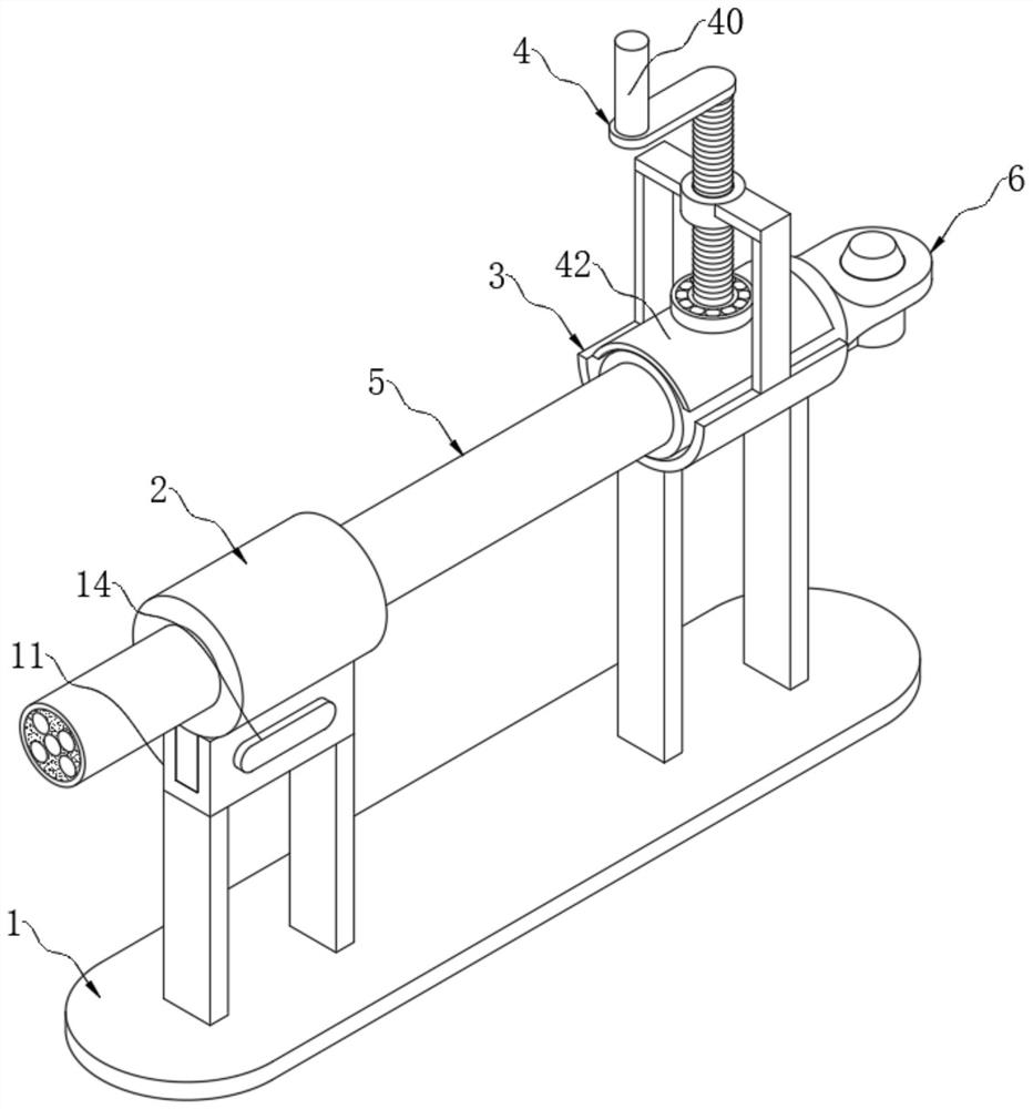 Distribution line cable connector and use method thereof