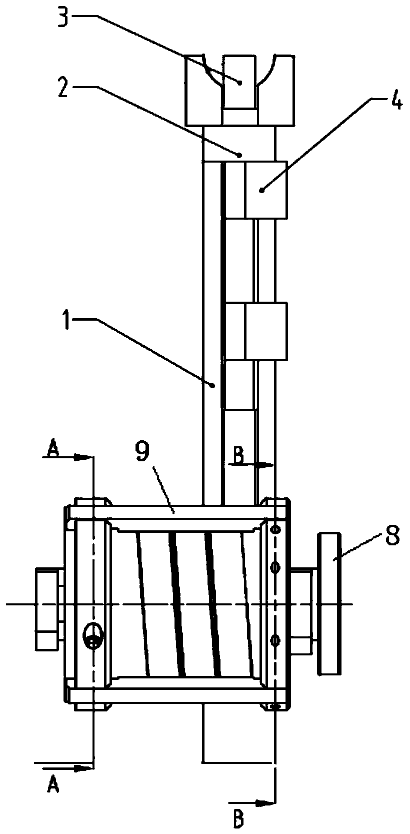 Positioning CT detecting tool for strip cable workpiece