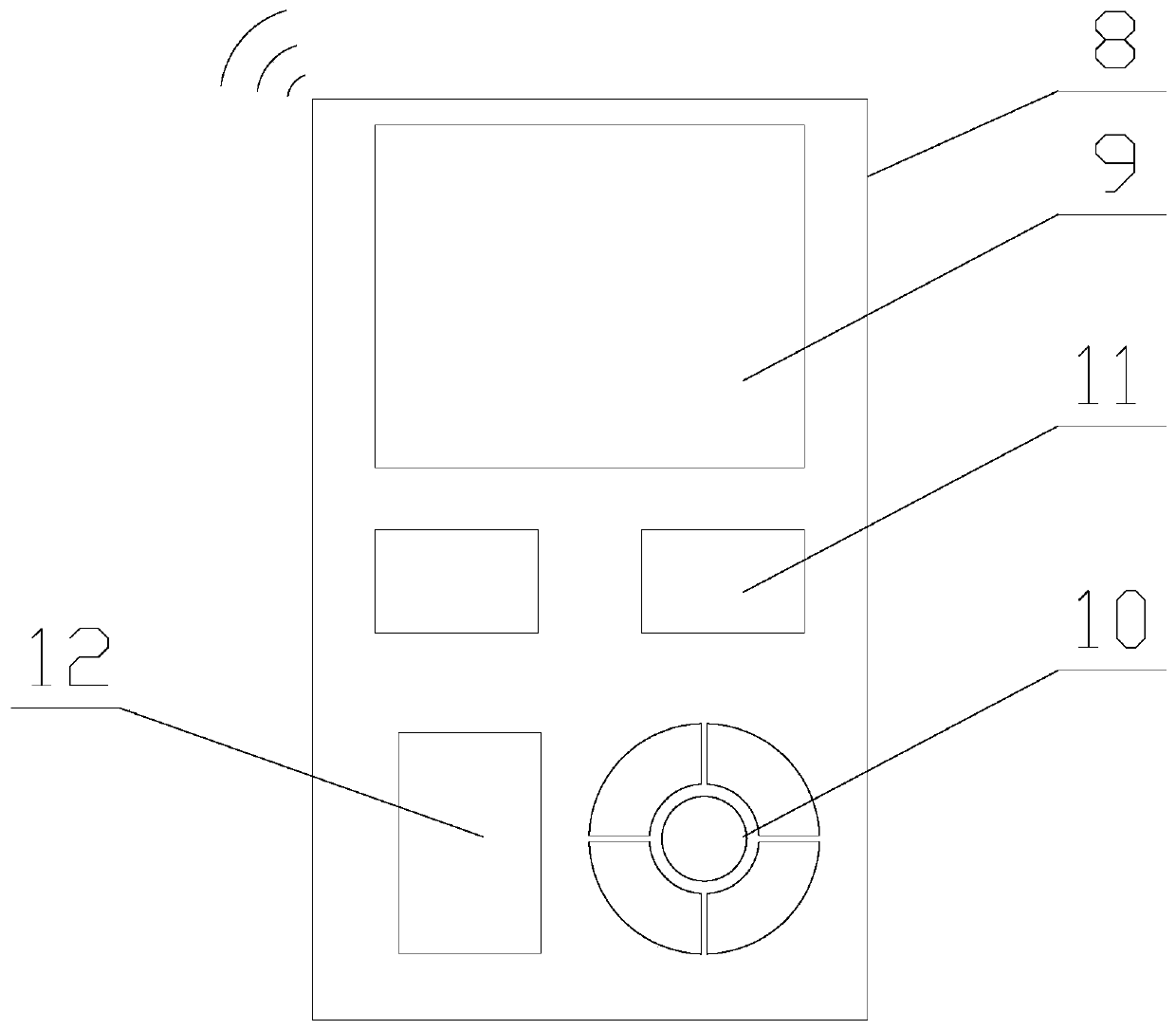 An intelligent electromagnetic heating device with good heating effect and its control system