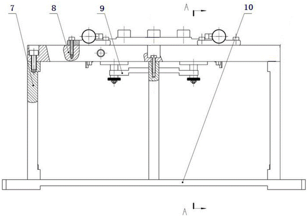 Line-surface-mixed CCD focal plane splicing system for three-dimensional mapping camera