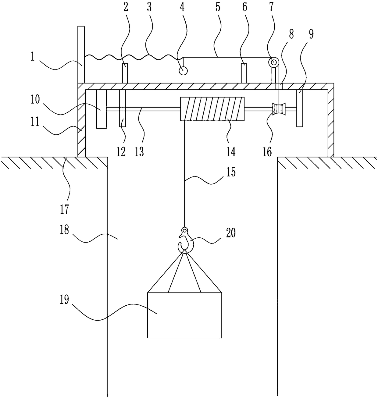 Mineral transportation device for mining