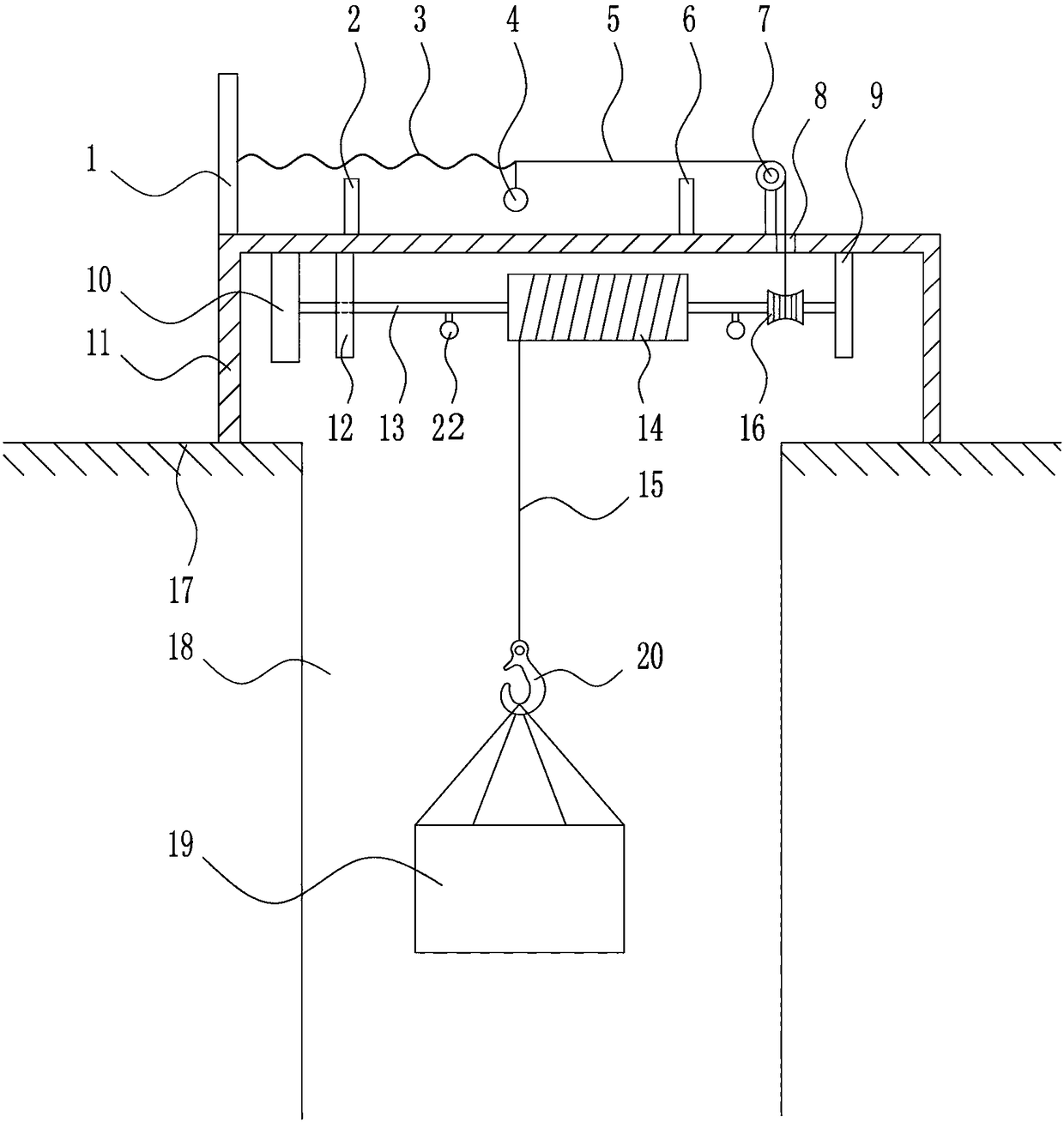 Mineral transportation device for mining