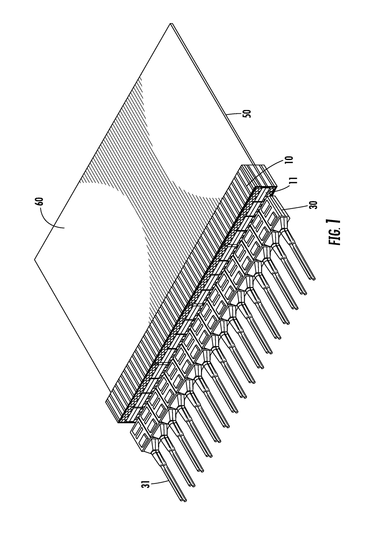 Rack-mountable equipment with a high-heat-dissipation module, and transceiver receptacle with increased cooling