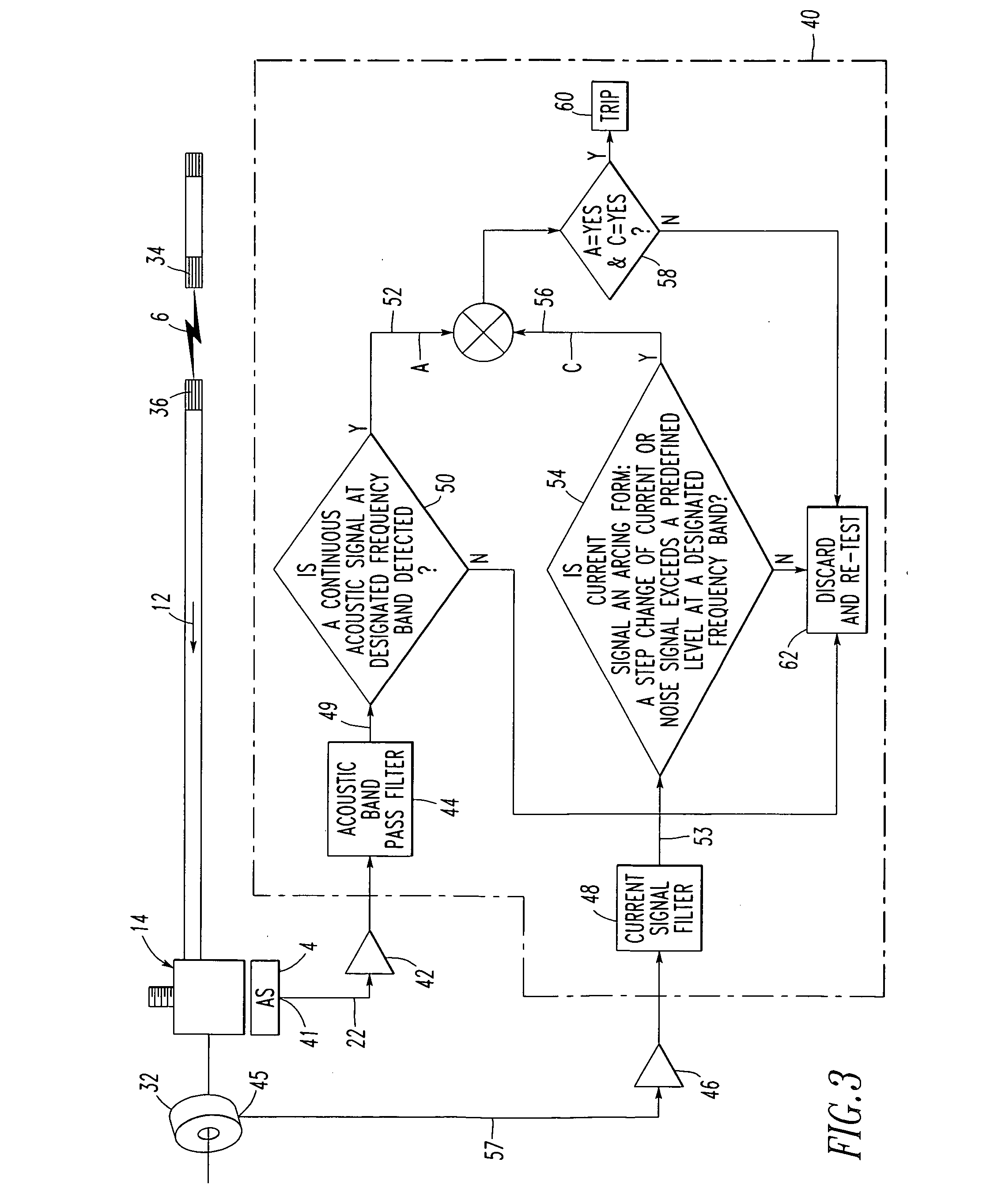 Electrical switching apparatus and method including fault detection employing acoustic signature