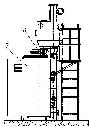 Lifting hook type shot blasting machine