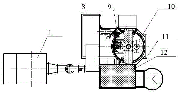 Lifting hook type shot blasting machine