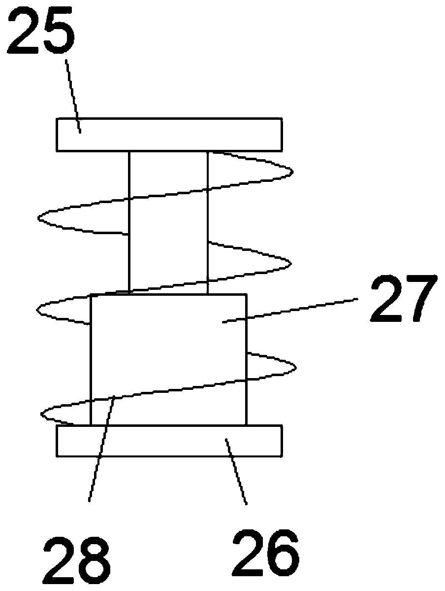 Diesel engine with base provided with a shock absorber and installation method of diesel engine