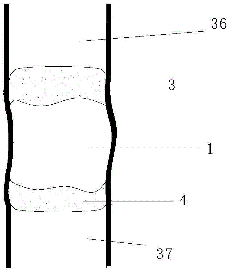 A raw coal transparent pouring part, preparation method and permeability test device