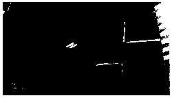 Dynamic target detection method based on brightness flicker correction and IP camera